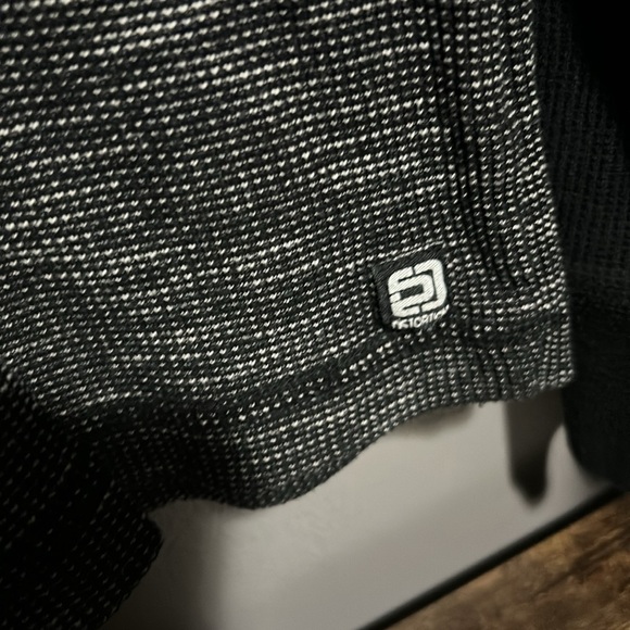 Y2K  Vintage Waffle knit long Tee colour block shirt - Picture 4 of 7